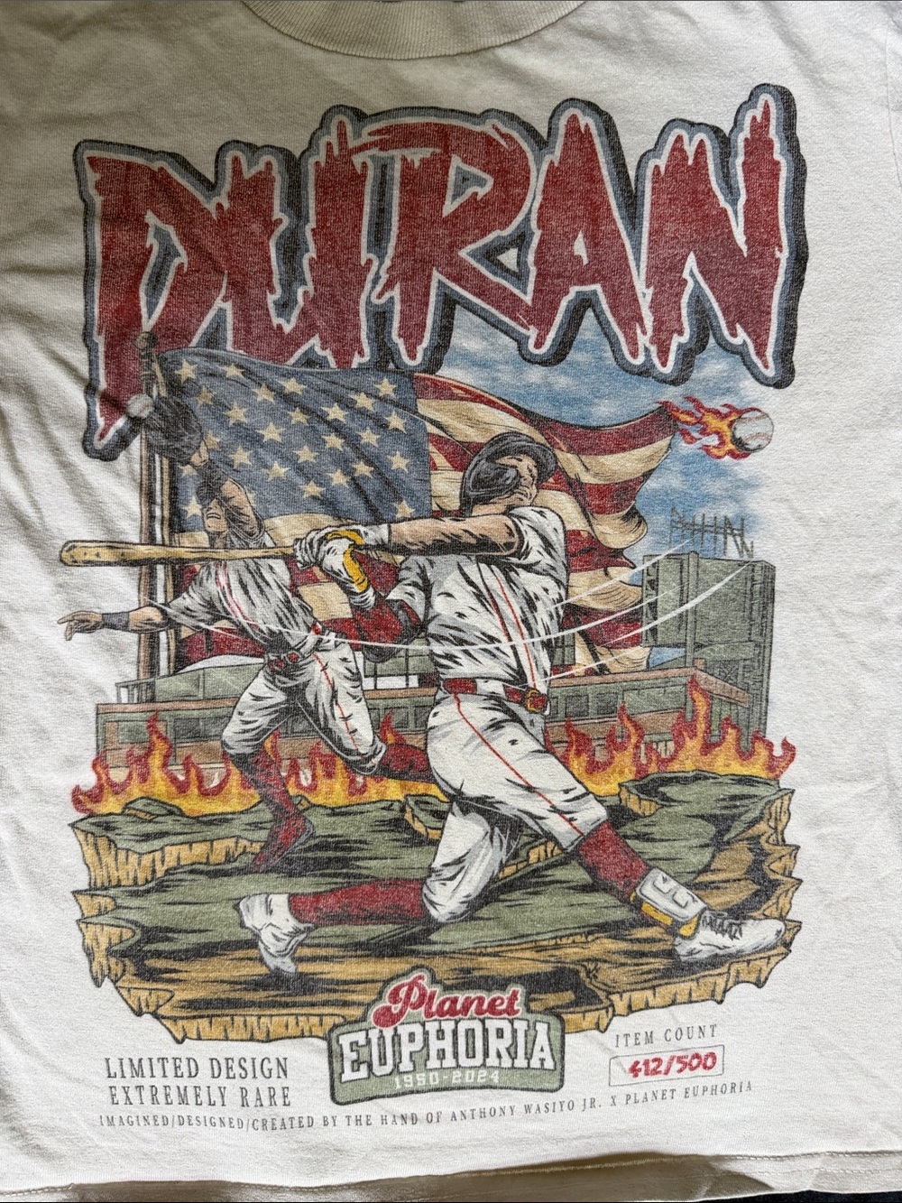 Planet Euphoria limited Graphic Kids Baseball Tee - Duran size M 412/500
